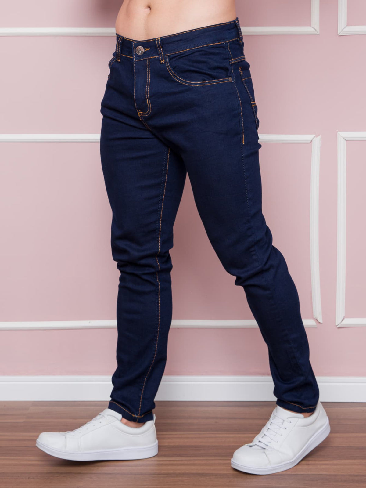 Vendedor IndicadoCalça Jeans Estone Masculina Com Elastano Skinny