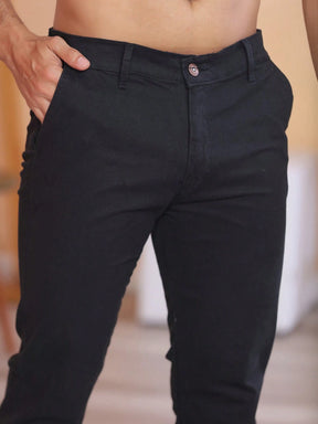 Vendedor IndicadoCalça Sarja Bolso Embutido Bolso Faca Sport Fino Social Masculino com Lycra Alta Durabilidade e Conforto