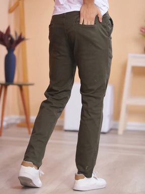 Calça Sarja Cinza Escuro Masculina Regular Fit