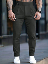 Calça Social Preta Masculina Sicilia Alfaiataria Regular Fit