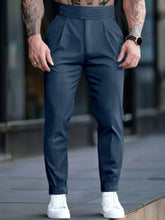 Calça Social Azul Marinho Masculina Sicilia Alfaiataria Regular Fit