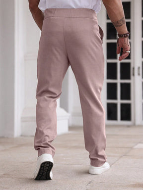 Calça Social Salmão Masculina Sicilia Alfaiataria Regular Fit