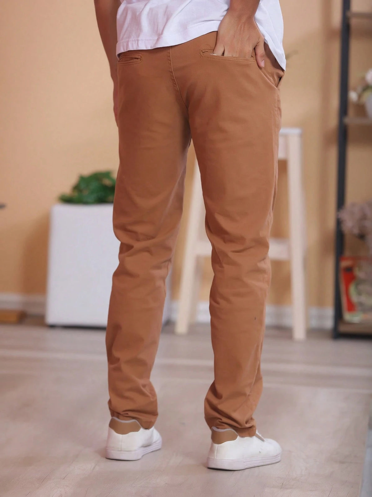 Calça Sarja Caramelo  Masculina Regular Fit
