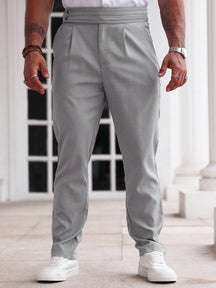Calça Social Cinza Masculina Sicilia Alfaiataria Regular Fit