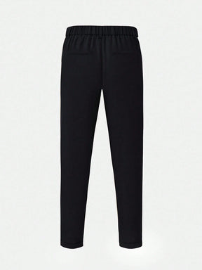 Calça Social Preto Masculina Alfaiataria Milano Regular Fit