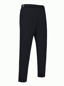Calça Social Preto Masculina Alfaiataria Milano Regular Fit