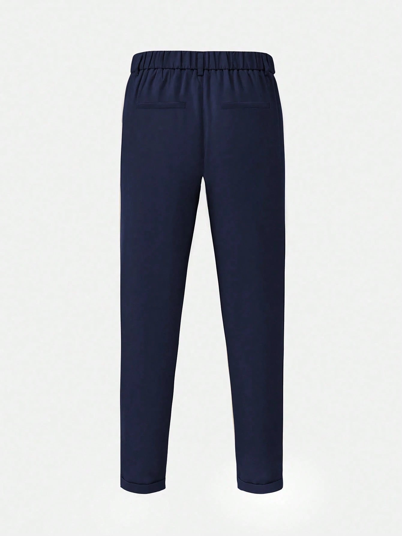 Calça Social Azul Marinho Masculina Alfaiataria Milano Regular Fit