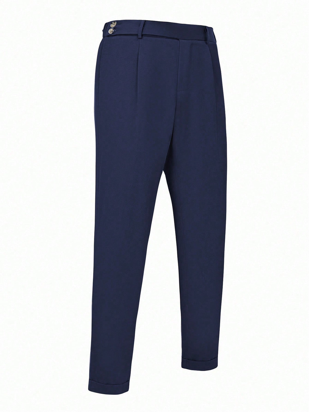 Calça Social Azul Marinho Masculina Alfaiataria Milano Regular Fit