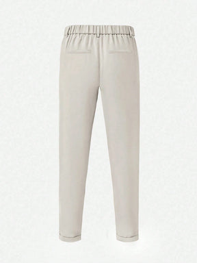 Calça Social Branca Masculina Alfaiataria Milano Regular Fit