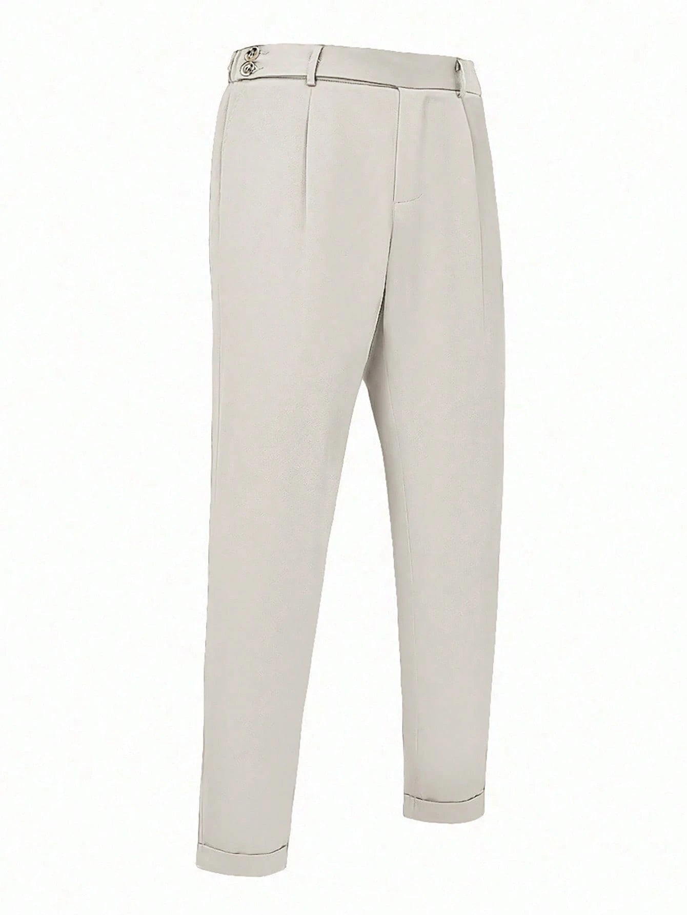 Calça Social Branca Masculina Alfaiataria Milano Regular Fit