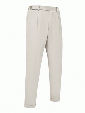 Calça Social Branca Masculina Alfaiataria Milano Regular Fit