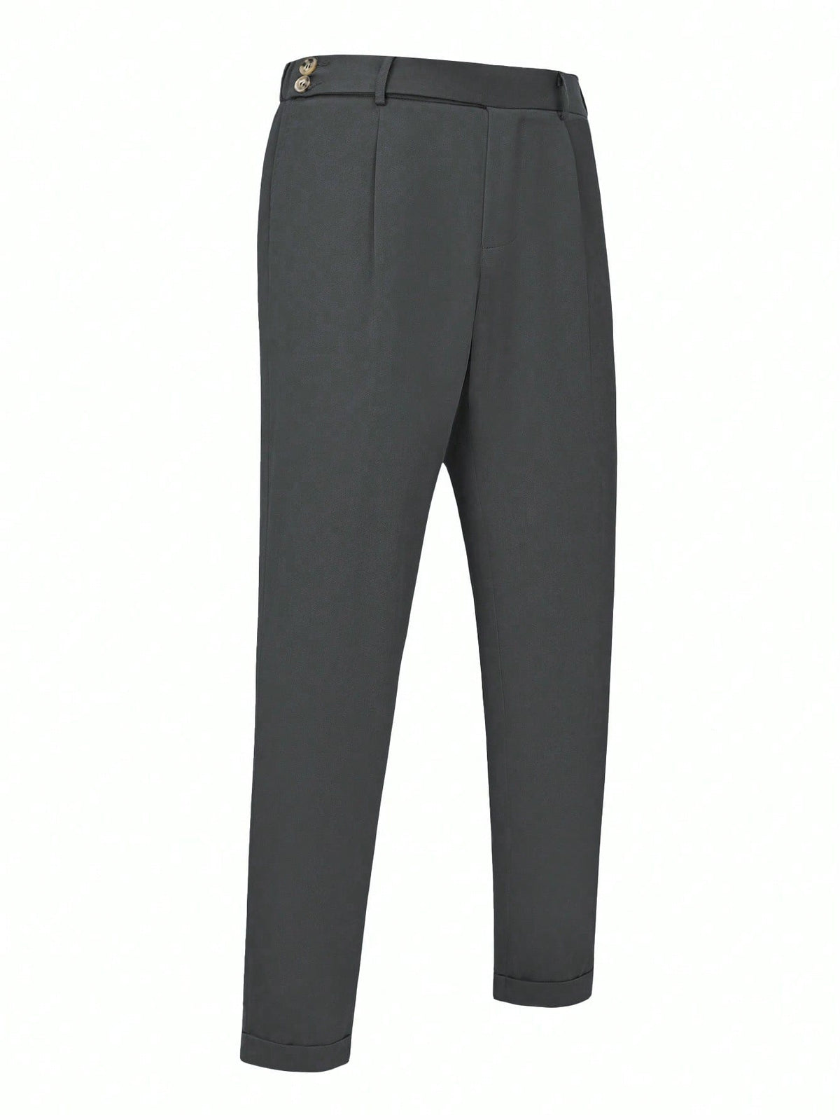 Calça Social Chumbo Masculina Alfaiataria Milano Regular Fit