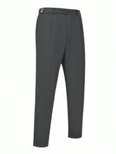 Calça Social Chumbo Masculina Alfaiataria Milano Regular Fit