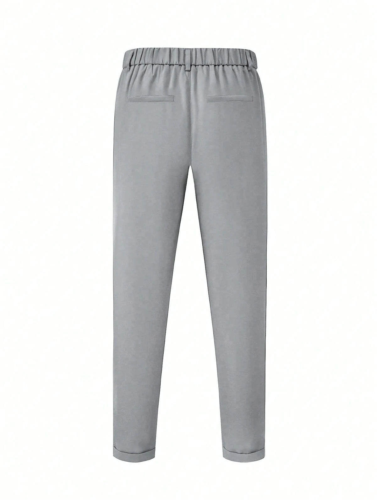 Calça Social Cinza Masculina Alfaiataria Milano Regular Fit