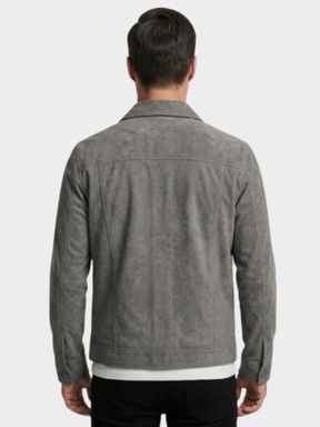 Jaqueta Masculina Minimalista Bergamo com Bolsos Frontais