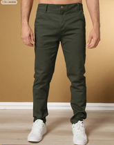 Calça Sarja Verde  Masculina Regular Fit