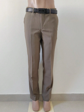 Calça Social Cáqui Masculina Tradicional Regular Fit