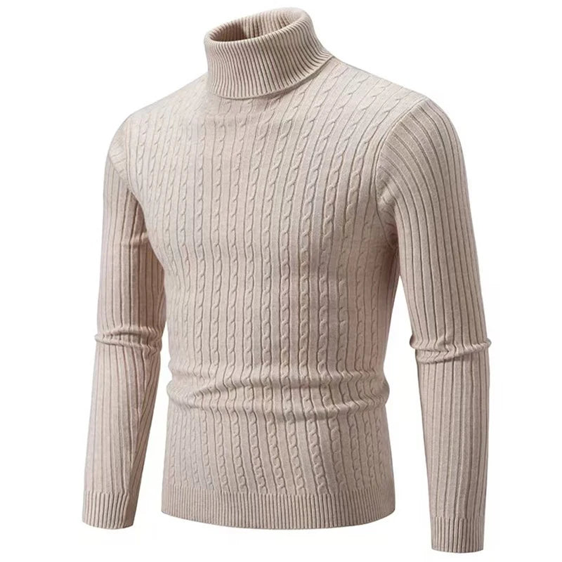 Suéter Masculino Heritage de Lã Gola Alta