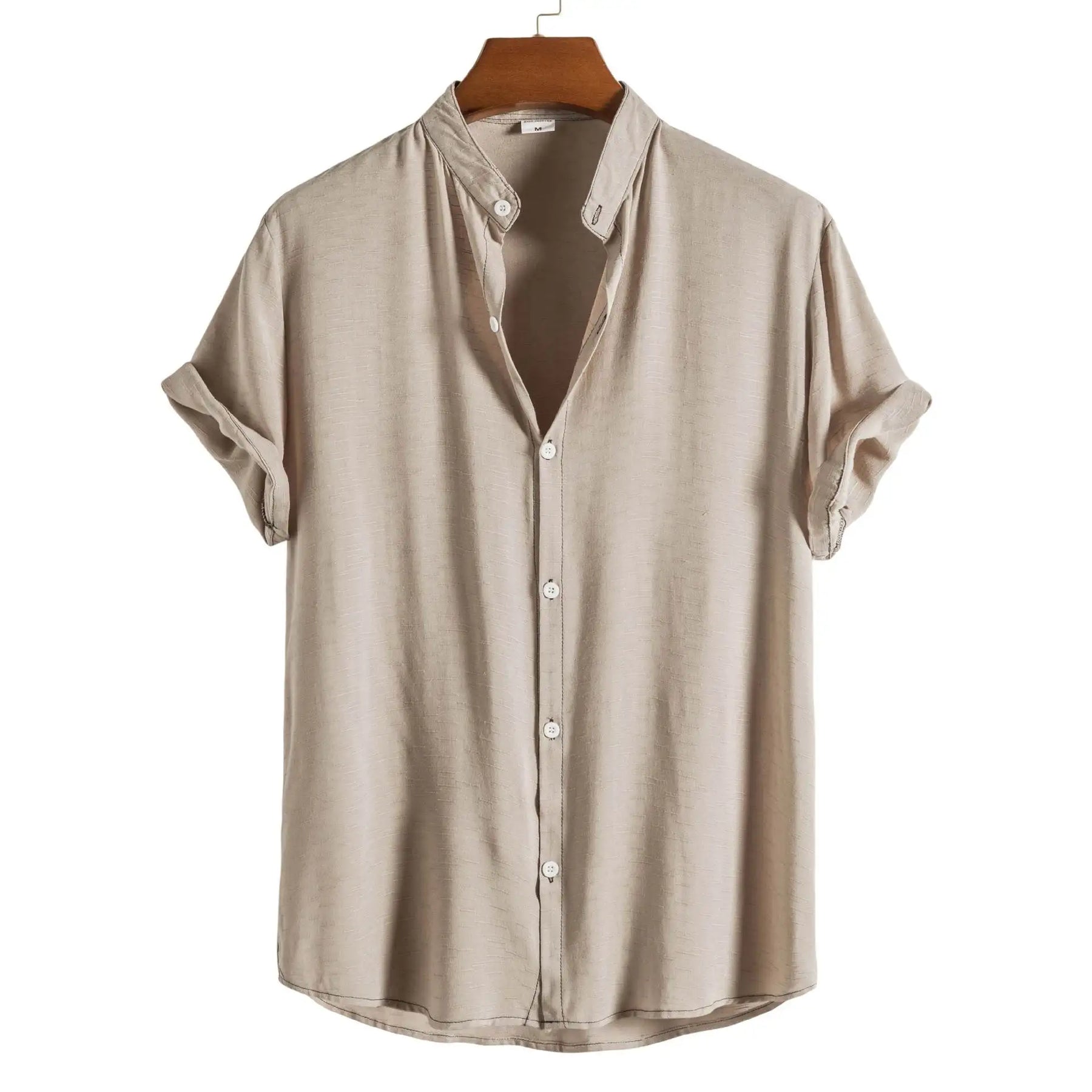 Camisa Casual Masculina Sanremo Manga Curta