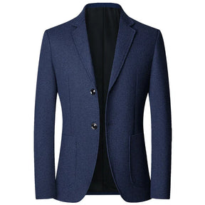 TFETTERS Brand 2025 Spring Elegant Blazer for Men Long Sleeve 2 Button Wedding Party Easy Care Business Blazers Suits Men