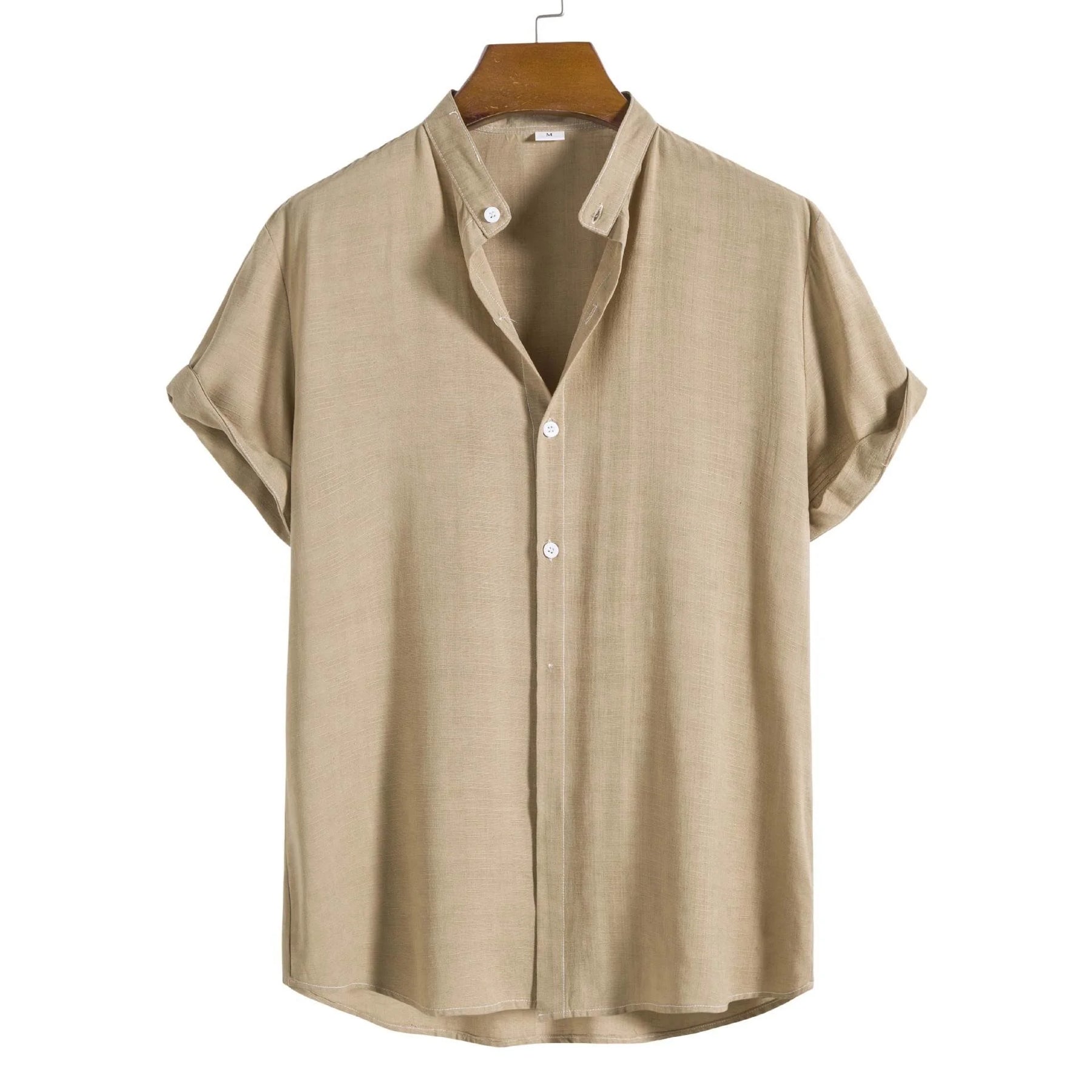 Camisa Casual Masculina Sanremo Manga Curta