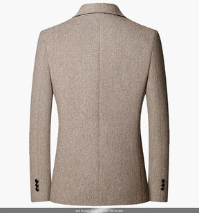 TFETTERS Brand 2025 Spring Elegant Blazer for Men Long Sleeve 2 Button Wedding Party Easy Care Business Blazers Suits Men