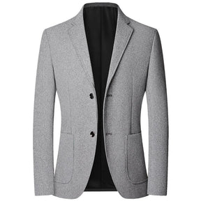 TFETTERS Brand 2025 Spring Elegant Blazer for Men Long Sleeve 2 Button Wedding Party Easy Care Business Blazers Suits Men