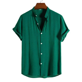 Camisa Casual Masculina Sanremo Manga Curta