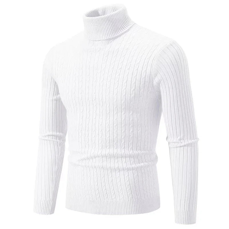 Suéter Masculino Heritage de Lã Gola Alta