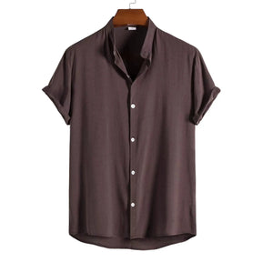 Camisa Casual Masculina Sanremo Manga Curta