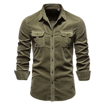 Camisa Casual Masculina Valenza Em Algodão Manga Longa