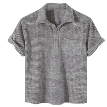 Camisa Casual Masculina Raffinato Bolso Frontal Manga Curta
