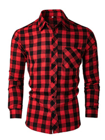Camisa Xadrez Amalfi Masculina Manga Longa