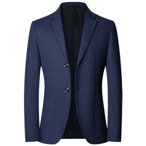 TFETTERS Brand 2025 Spring Elegant Blazer for Men Long Sleeve 2 Button Wedding Party Easy Care Business Blazers Suits Men