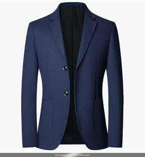TFETTERS Brand 2025 Spring Elegant Blazer for Men Long Sleeve 2 Button Wedding Party Easy Care Business Blazers Suits Men
