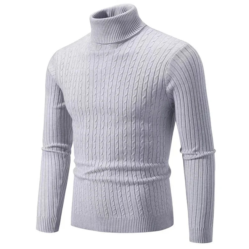 Suéter Masculino Heritage de Lã Gola Alta