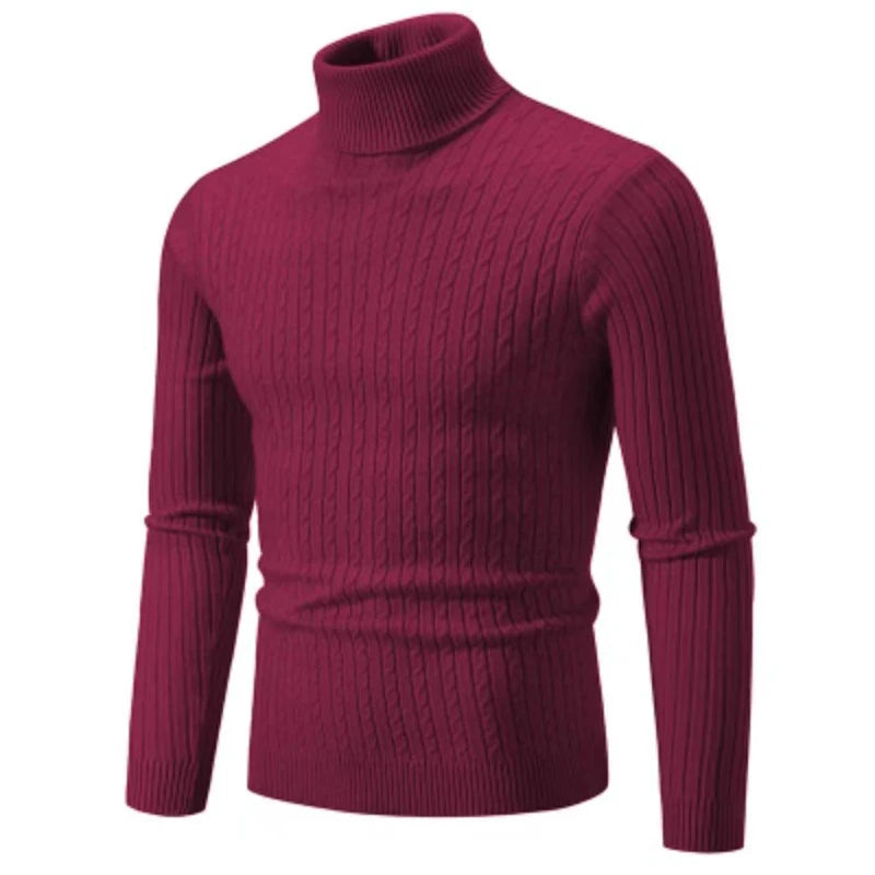 Suéter Masculino Heritage de Lã Gola Alta