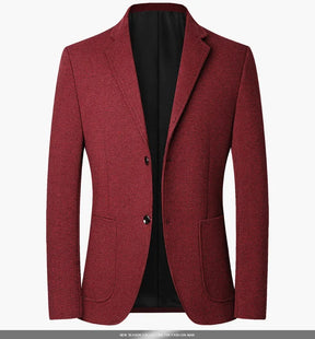 TFETTERS Brand 2025 Spring Elegant Blazer for Men Long Sleeve 2 Button Wedding Party Easy Care Business Blazers Suits Men