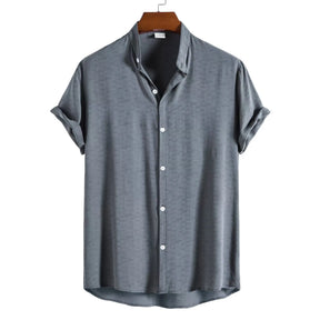 Camisa Casual Masculina Sanremo Manga Curta