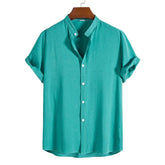 Camisa Casual Masculina Sanremo Manga Curta