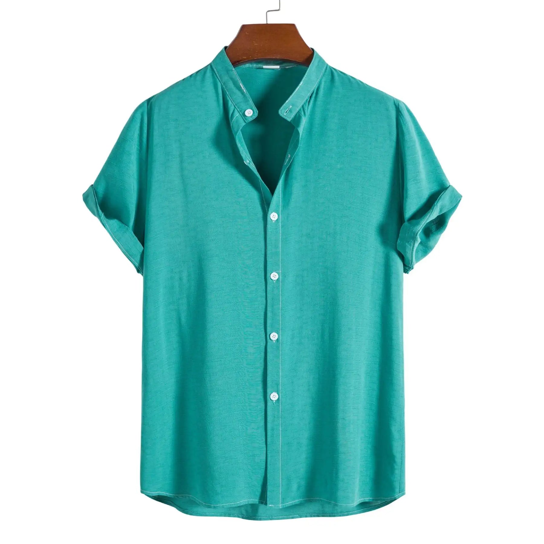 Camisa Casual Masculina Sanremo Manga Curta